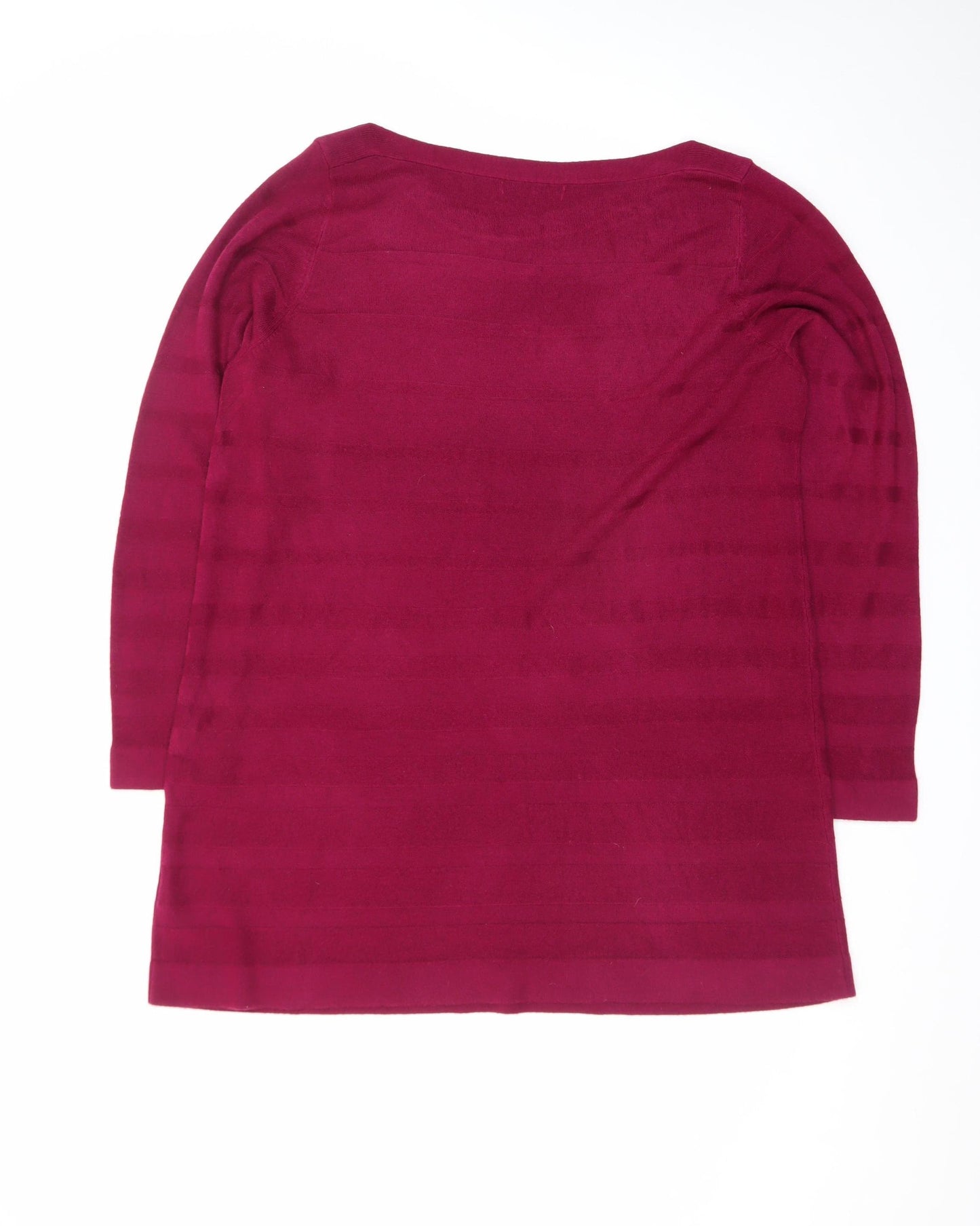 Marks and Spencer Women Dark Raspberry Knit Jumper Dress Size 20