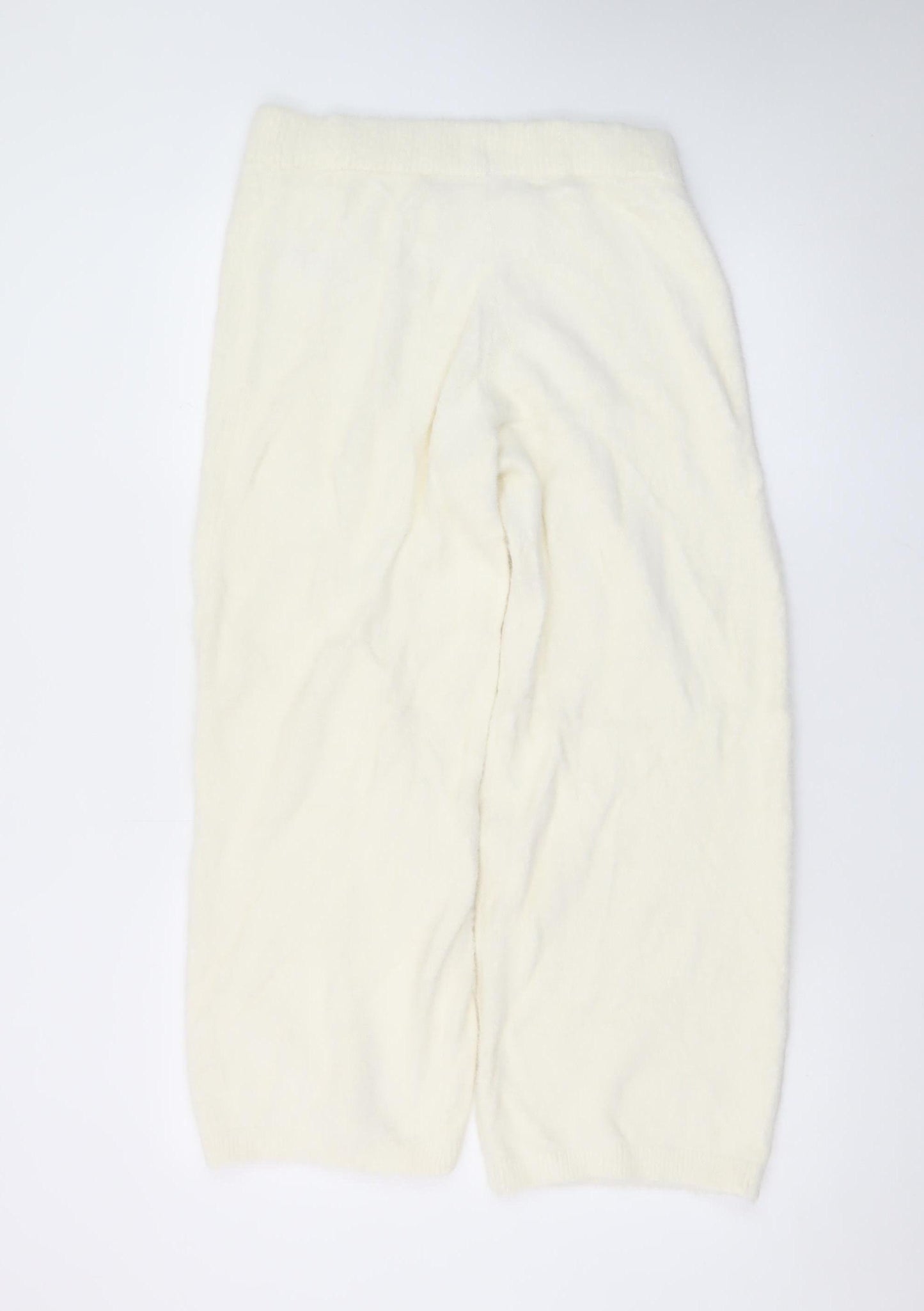 Marks and Spencer Ivory Knit Women's M Elastic Waist Lounge Sweatpants