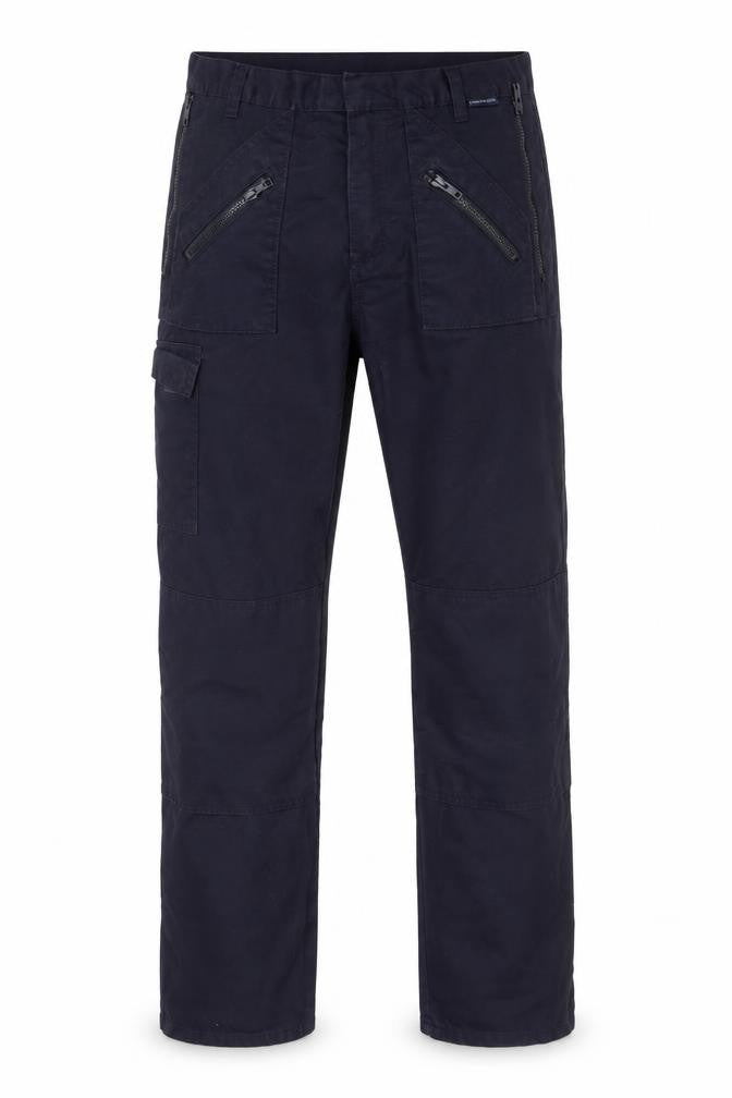 Portwest Men's Blue Cargo Workwear Trousers Size M 30W 36L
