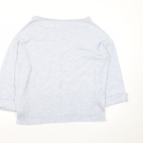 River Island Women’s Blue Knit Pullover Jumper Size S
