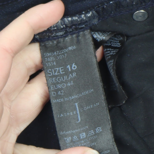 Jasper Conran Women’s Blue Skinny Jeans Size 16 Regular Stretch Denim