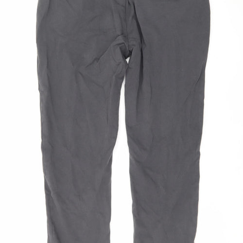 Marks and Spencer Men's Grey Slim Fit Cotton Chino Trousers 30W 29L