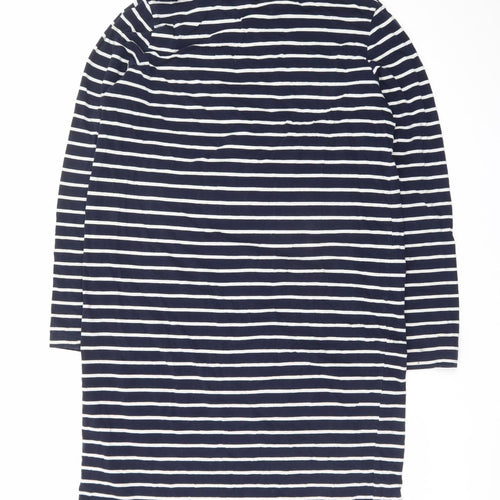 Fat Face Women’s Blue Striped Cotton Shift Dress Size 10