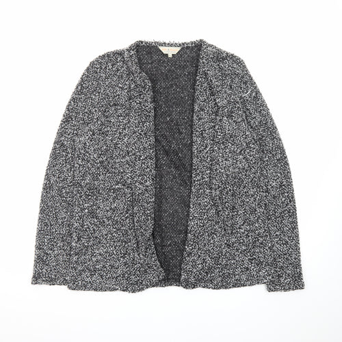 Billie & Blossom by Dorothy Perkins Women's Black & White Open Knit Cardigan Size 16