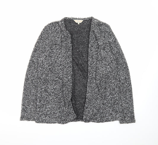 Billie & Blossom by Dorothy Perkins Women's Black & White Open Knit Cardigan Size 16