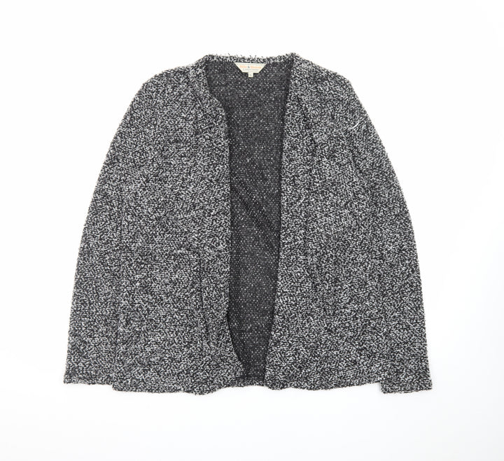 Billie & Blossom by Dorothy Perkins Women's Black & White Open Knit Cardigan Size 16