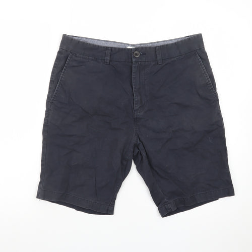 Next Men's Black Chino Shorts 32 Regular Waist Casual Summer Wear