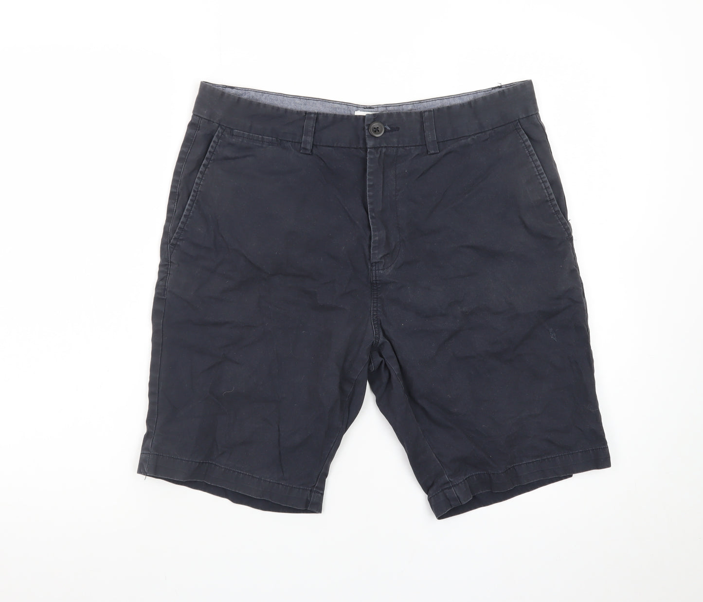 Next Men's Black Chino Shorts 32 Regular Waist Casual Summer Wear