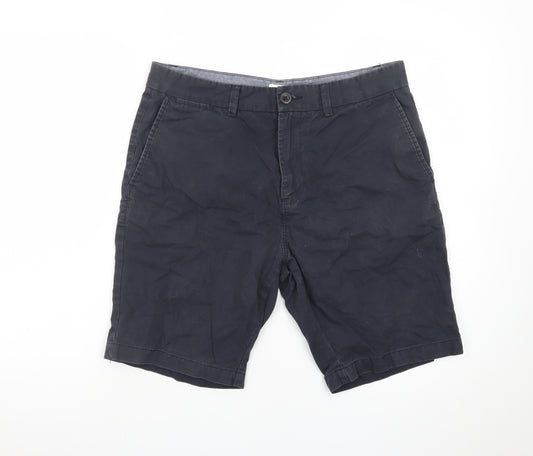 Next Men's Black Chino Shorts 32 Regular Waist Casual Summer Wear