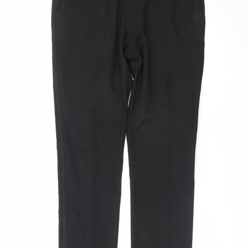 Next Men’s Black Regular Fit Dress Pants 32W 33L Formal Trousers