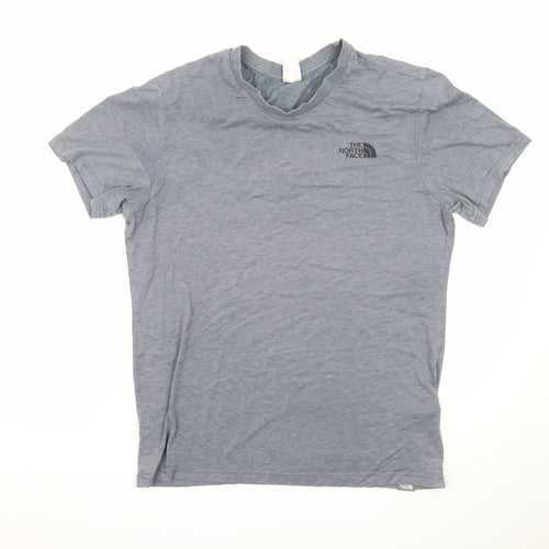 The North Face Men's Grey Short Sleeve Crew Neck T-Shirt Size M