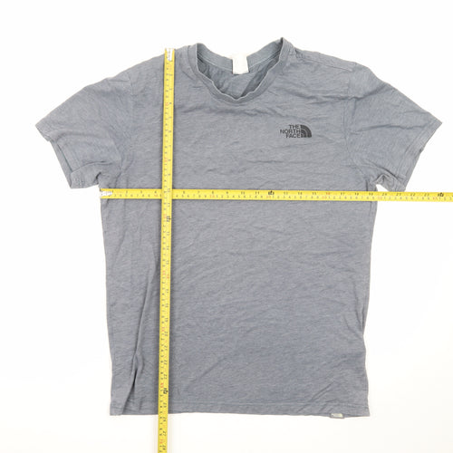 The North Face Men's Grey Short Sleeve Crew Neck T-Shirt Size M