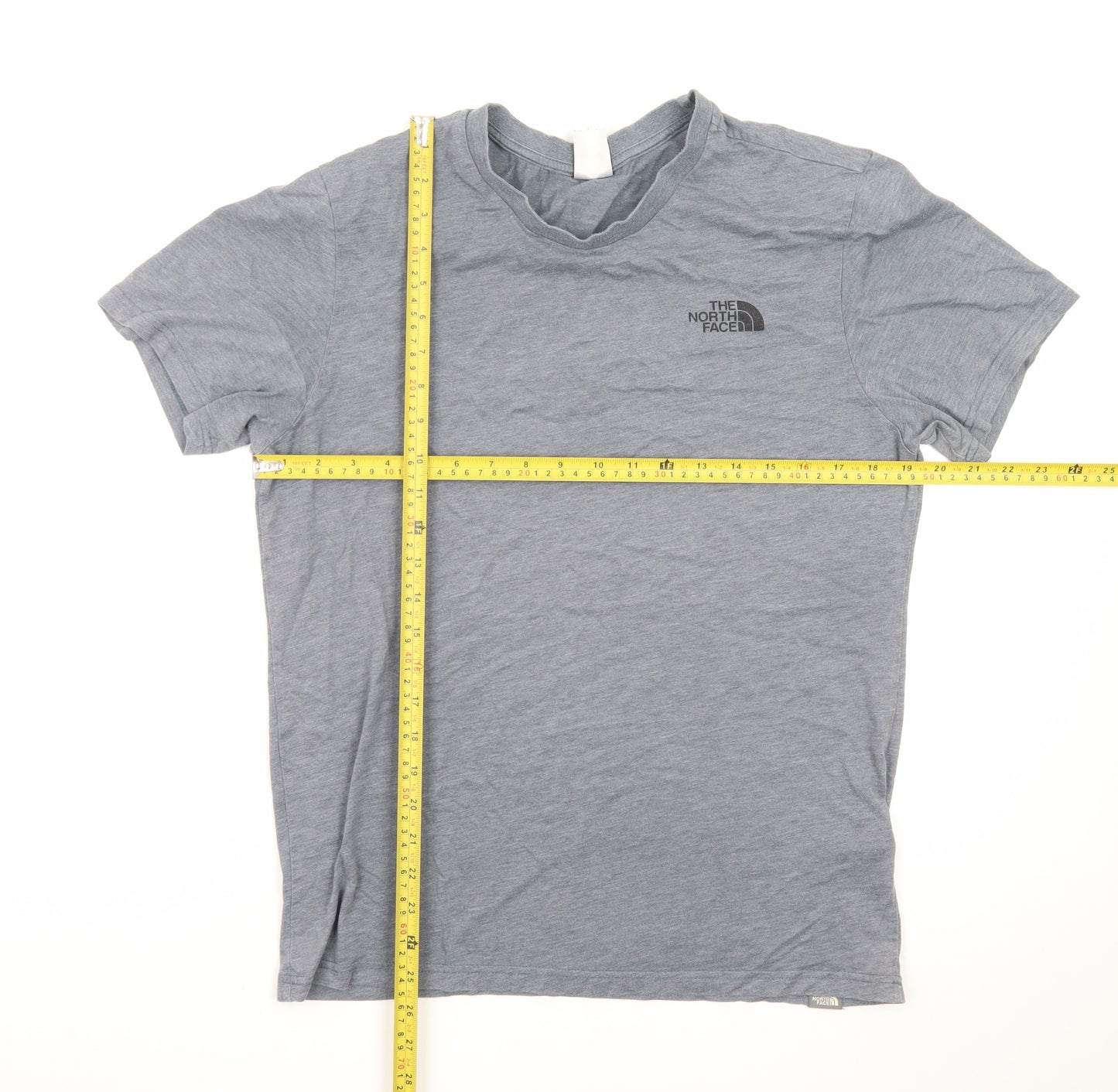 The North Face Men's Grey Short Sleeve Crew Neck T-Shirt Size M