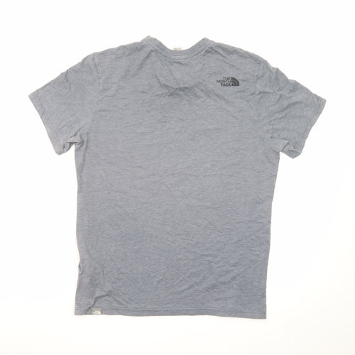 The North Face Men's Grey Short Sleeve Crew Neck T-Shirt Size M