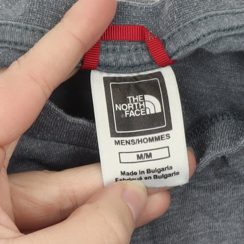 The North Face Men's Grey Short Sleeve Crew Neck T-Shirt Size M