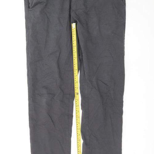 Marks and Spencer Men's Black Slim Fit Chino Trousers 30x31