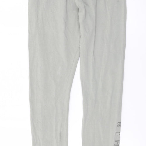 Gym King Women's Grey Cotton Stretch Leggings Size 14