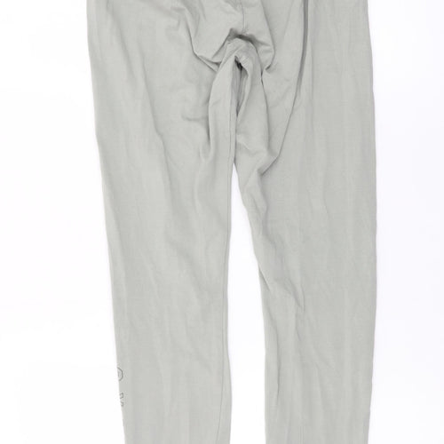 Gym King Women's Grey Cotton Stretch Leggings Size 14
