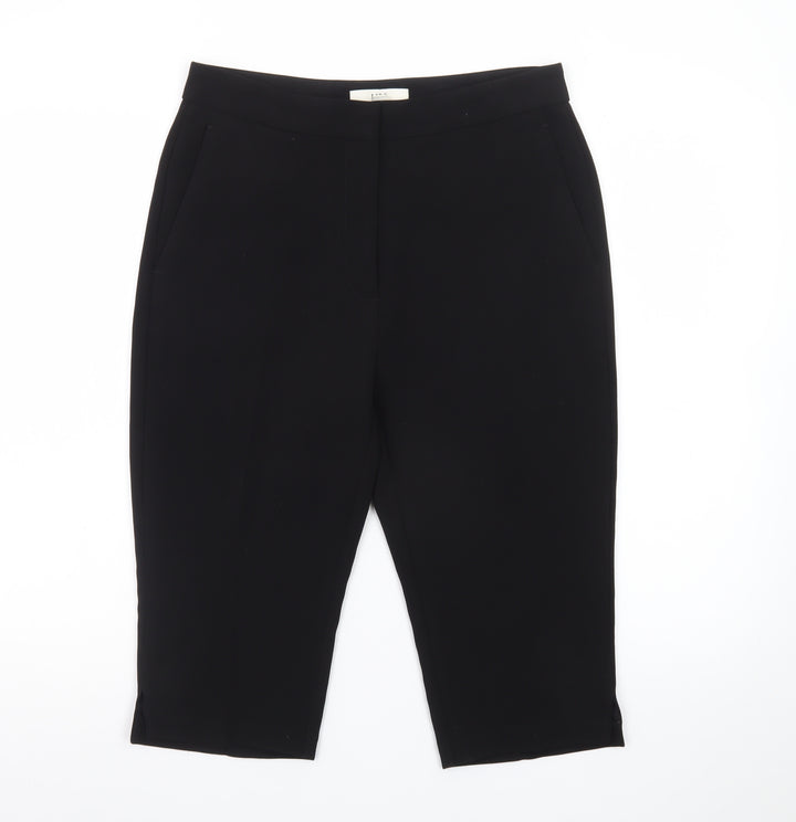 Marks and Spencer Women’s Black Chino Shorts Size 10 Regular
