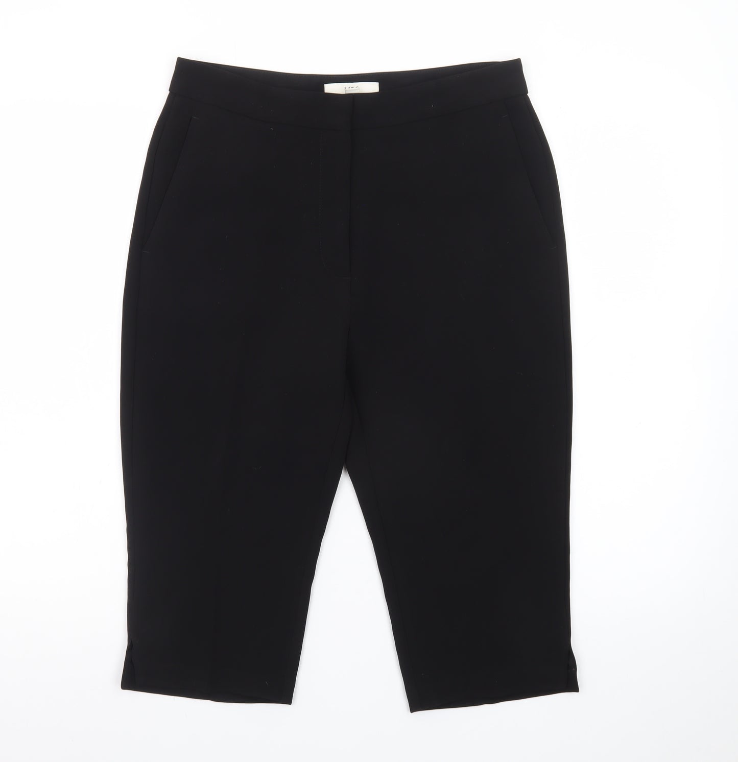Marks and Spencer Women’s Black Chino Shorts Size 10 Regular