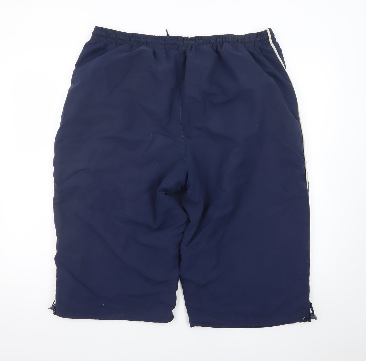 Umbro Men's Blue 2XL Sports Sweat Shorts with Elastic Waist