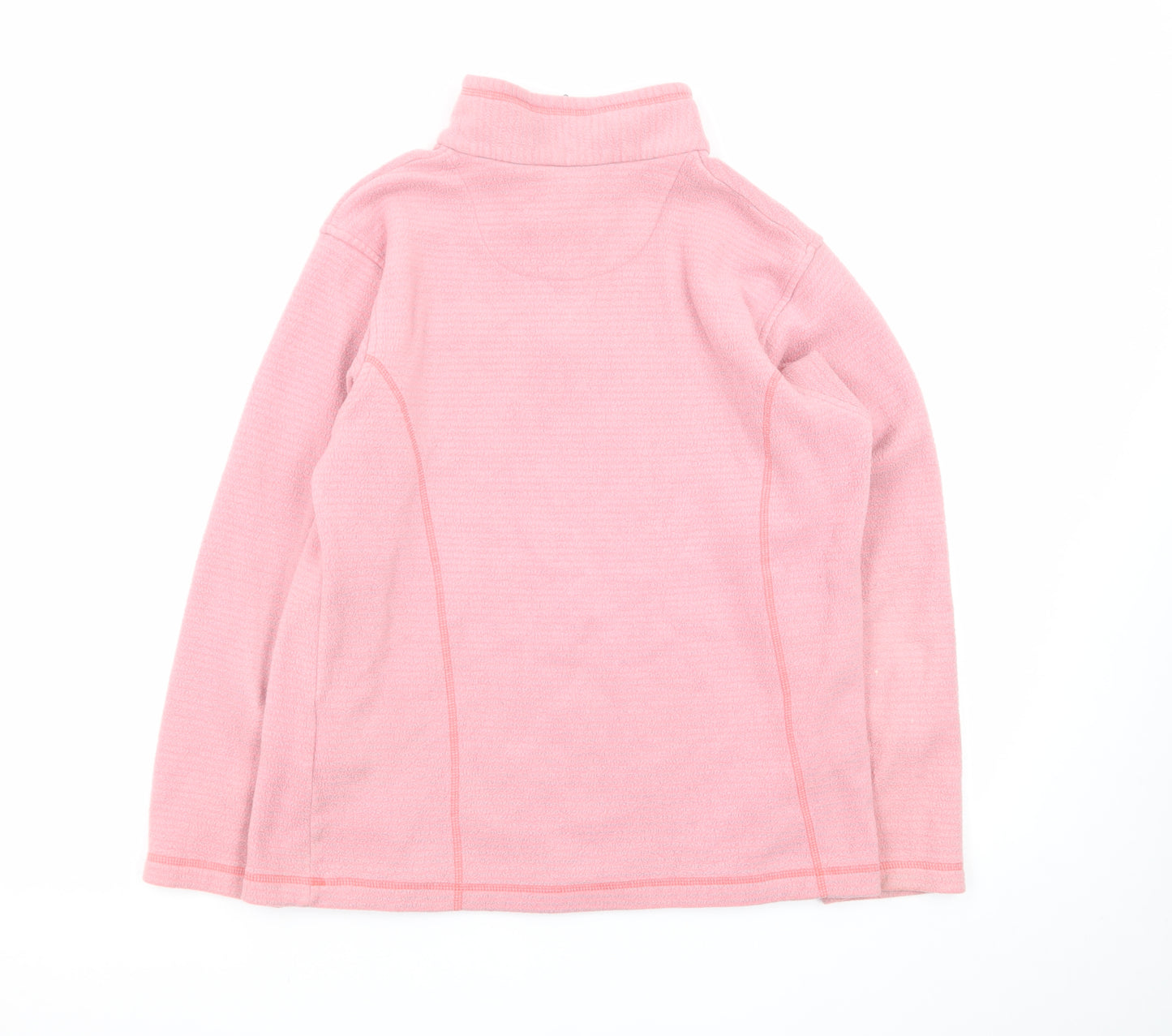 Regatta Women Pink Fleece 1/4 Zip Pullover Sweatshirt UK 14