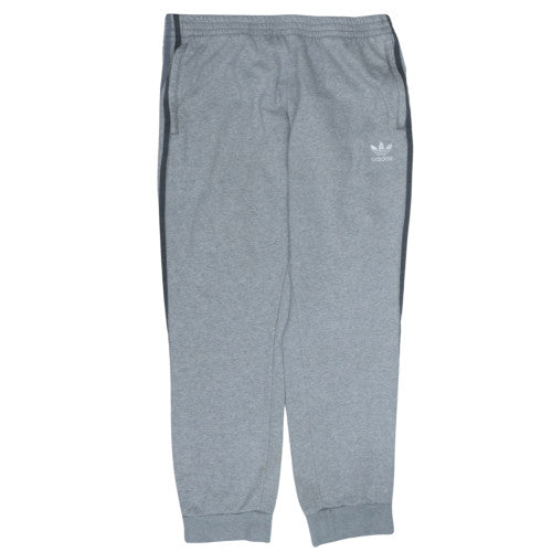Adidas Men's Grey XL Jogger Sweatpants Tapered Cotton Blend