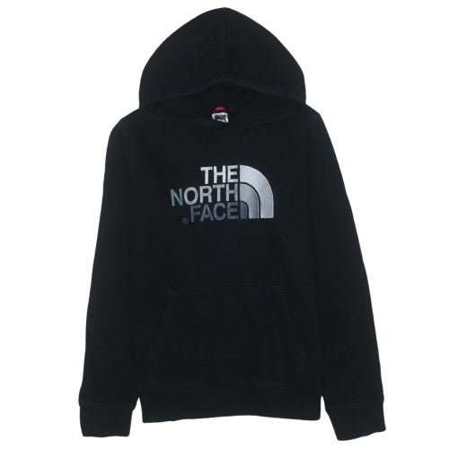 The North Face Boys Black XL Pullover Hoodie 100% Cotton Logo Sweatshirt