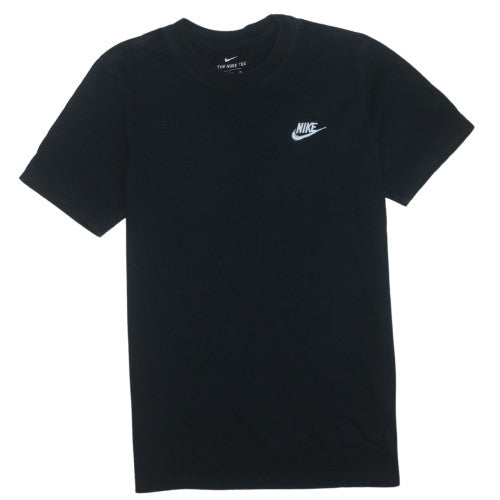 Nike Men's Black Crew Neck Short Sleeve Cotton T-Shirt Size S