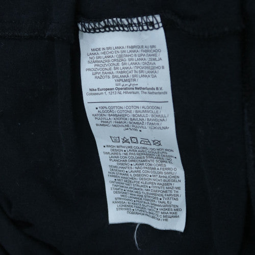 Nike Men's Black Crew Neck Short Sleeve Cotton T-Shirt Size S