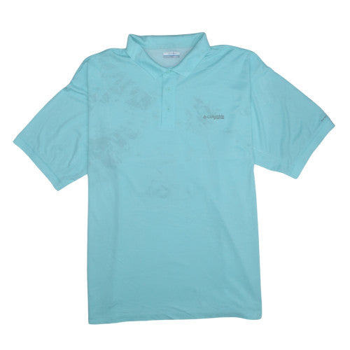 Columbia Men's Blue 3XLT Performance Polo Shirt Moisture Wicking