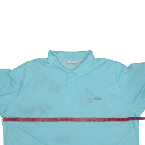 Columbia Men's Blue 3XLT Performance Polo Shirt Moisture Wicking