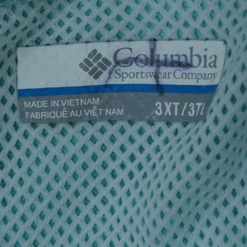 Columbia Men's Blue 3XLT Performance Polo Shirt Moisture Wicking