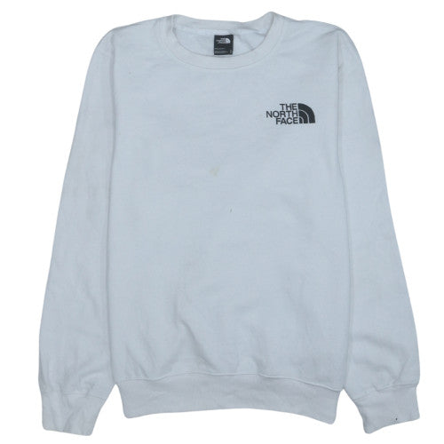 The North Face Men's White M Pullover Sweatshirt Outdoor Crew Neck
