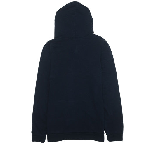 Adidas Boys Black Pullover Hoodie Sweatshirt Size 13-14 Years Cotton Blend