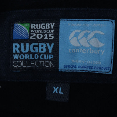 Canterbury Mens Black XL Pullover Hoodie Rugby World Cup 2015