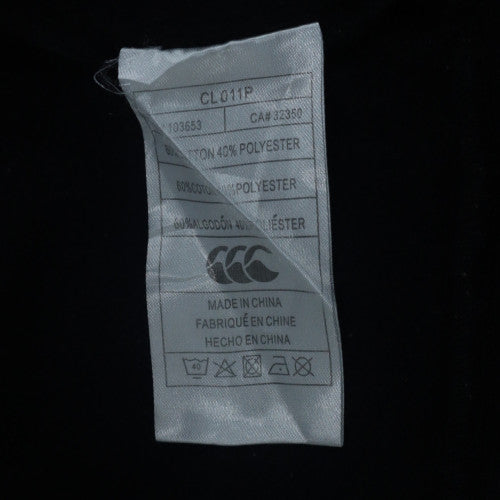 Canterbury Mens Black XL Pullover Hoodie Rugby World Cup 2015