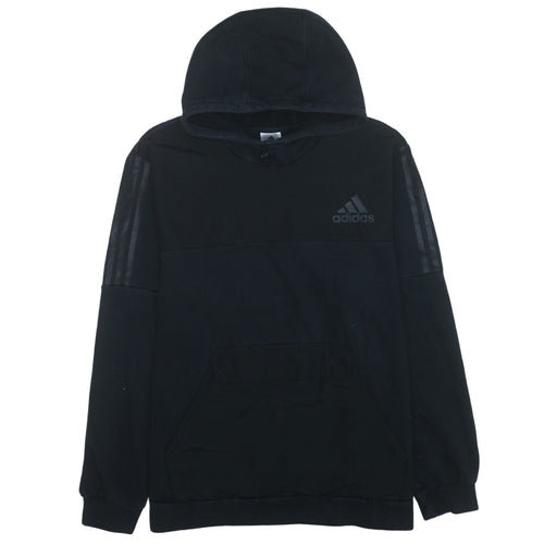 Adidas Mens Black XL Pullover Hoodie Fleece Sportswear
