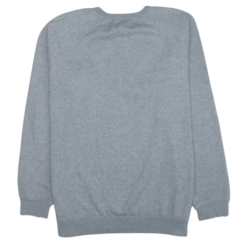 Adidas Men's Grey XL Trefoil Logo Pullover Sweatshirt