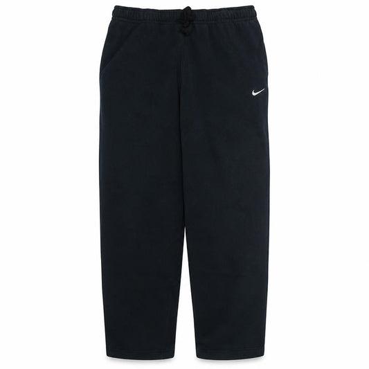 Front view of Nike Men's Black 2XL Fleece Sweatpants Joggers with Drawstring Waist
