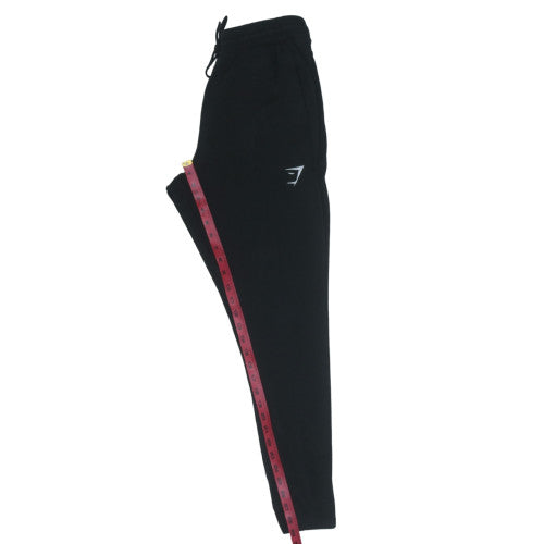 Gymshark Men's Black Small Jogger Sweatpants Drawstring Elastic Waist