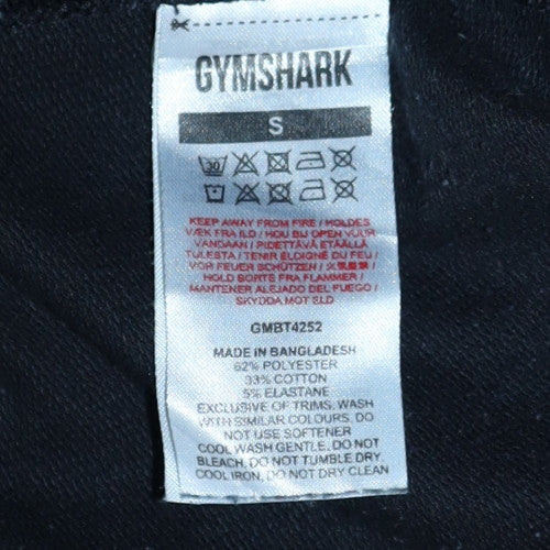 Gymshark Men's Black Small Jogger Sweatpants Drawstring Elastic Waist