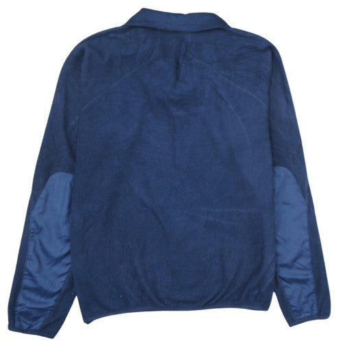 Nike Men's Blue Fleece 1/4 Zip Pullover Sweatshirt Size M