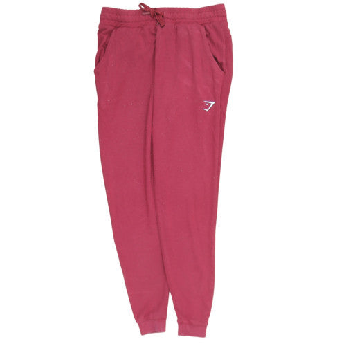 Gymshark Mens Red Slim Fit Jogger Sweatpants Size S Activewear Trousers