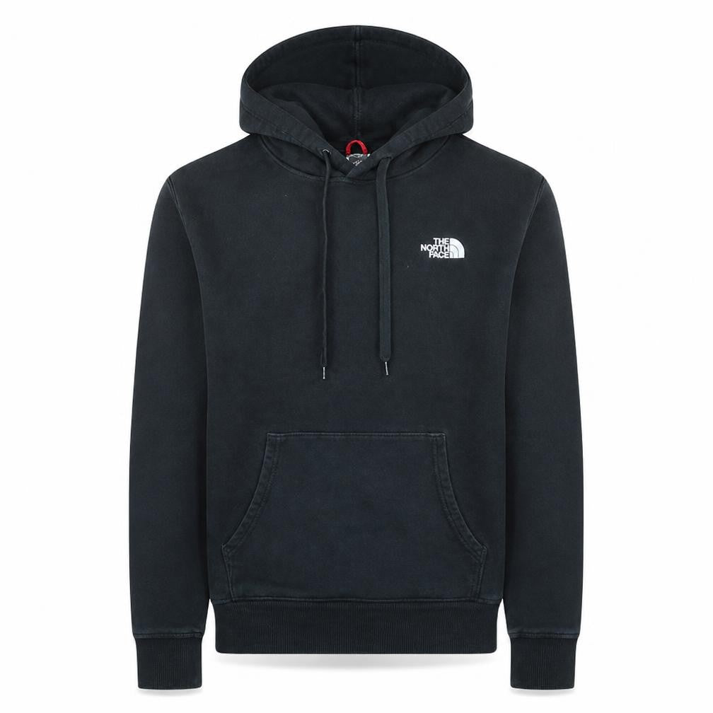 Front view of The North Face Men's Black Small Pullover Hoodie with Logo