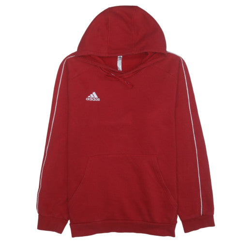 Adidas Men's Red 2XL Pullover Hoodie Fleece Sportswear