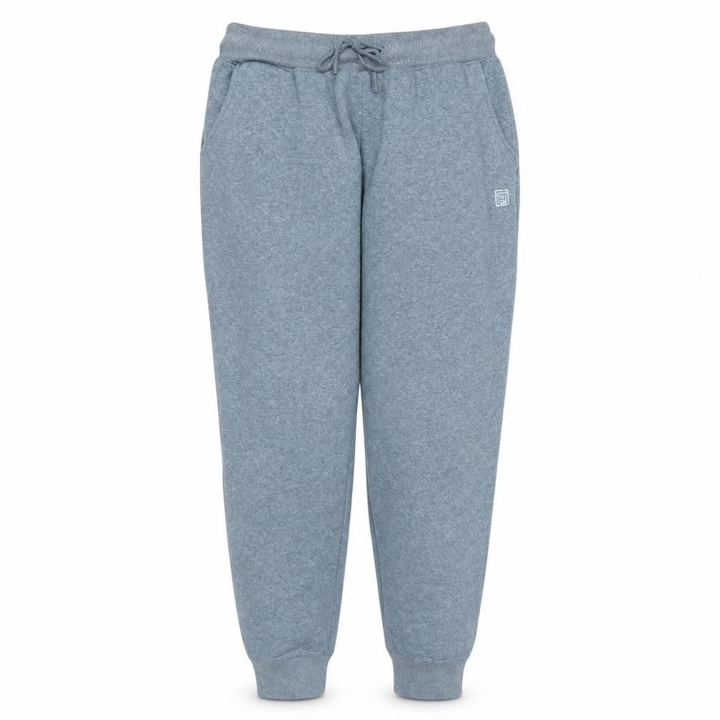 Fila Men's Grey Jogger Trousers L Regular Fit Cotton Blend Sweatpants