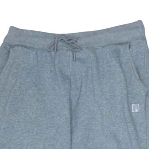 Fila Men's Grey Jogger Trousers L Regular Fit Cotton Blend Sweatpants