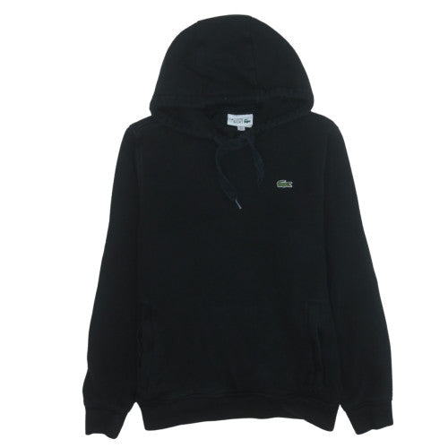 Lacoste Sport Men's Black Pullover Hoodie Size M Cotton Blend