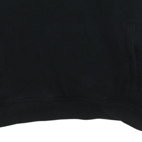 Lacoste Sport Men's Black Pullover Hoodie Size M Cotton Blend